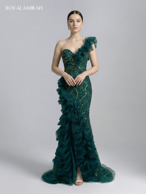 Green Evening Dress Royal Amirah Green Evening Dress Royal Amirah