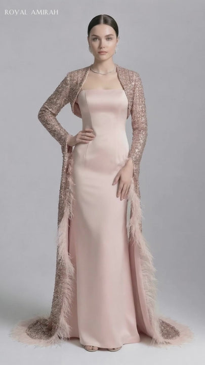 Royal Amirah Pink Evening Dress H1924